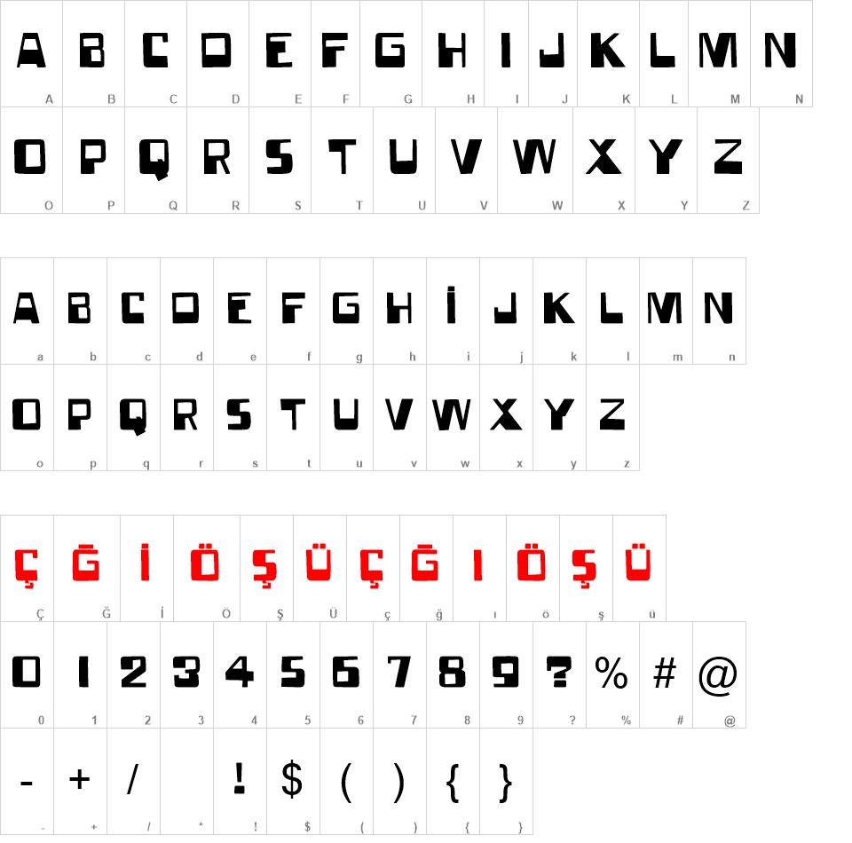 ForgottenWorld font